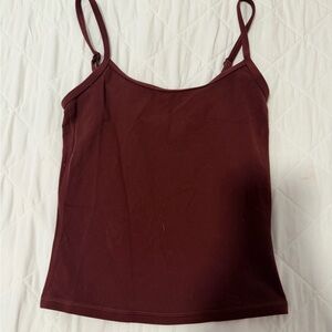 Aritzia Maroon Tank Top